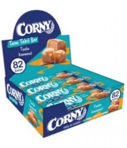CORNY WHOLE GRAIN BAR 20 GR SALTED CARAMEL*12