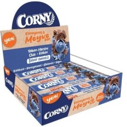 CORNY DRY FRUIT BAR 35 GR BLUEBERRY CHIA*12