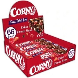 CORNY CEREAL BAR 17GR COCOA RED FRUIT*12