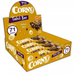 CORNY CEREAL BAR 17 GR COCOA-BANANA *12