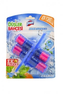 DÜŞLER BAHÇESİ WC BLOCK DOUBLE BLUE WATER ORANGE *24