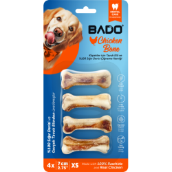BADO CHEWING BONE WITH CHICKEN 7CM 4 PIECES *12