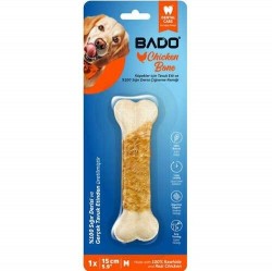 BADO CHEWING BONE WITH CHICKEN 15CM SINGLE*12