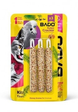 BADO BUDGET CRACKERS 105 GR WITH HONEY*10