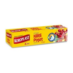 KOROPLAST FREEZER BAG ZIPPERED LARGE (26*28)*12