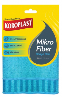 KOROPLAST MICROFIBER BATH CLOTH *12