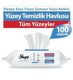 SLEEPY 100 PCS SURFACE TOWELS WITH BLEACH *12