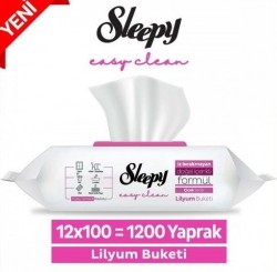 SLEEPY 100 PCS SURFACE TOWEL LILY BOUQUET *12