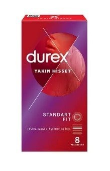 DUREX CONDOMS 8 PCS FEEL CLOSE *12