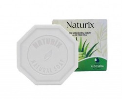 NATURIX 125 GR STONE PRINTED SOAP ALOE VERA*24