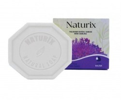 NATURIX 125 GR STONE PRINTED SOAP MUSK*24