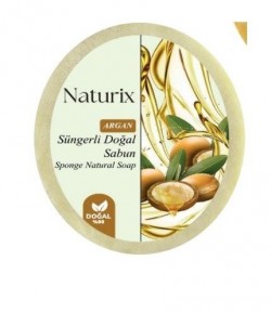 NATURIX 150 GR SPONGE SOAP ARGAN*24