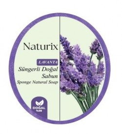 NATURIX 150 GR SPONGE SOAP LAVENDER*24