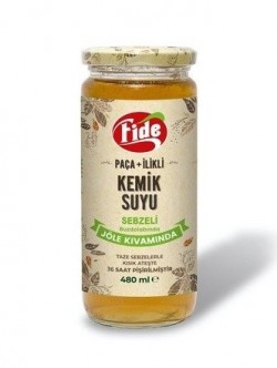 FİDE Marrow and Bone Broth with Jelly-Smooth Vegetables (480ml x 12g)