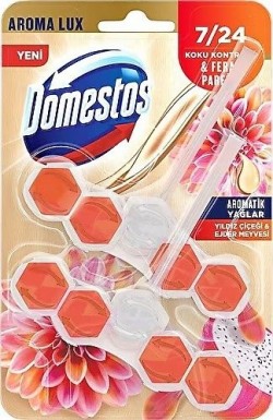 DOMESTOS WC BLOCK LUXURY 100 GR 2 PIECES DRAGON FRUIT*7