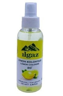 ILGAZ COLOGNE 100 ML LEMON SPRAY*24