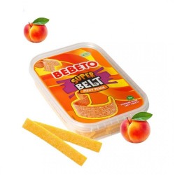BEBETO 400 GR SOUR BELT FIZZY PEACH BOWL*12