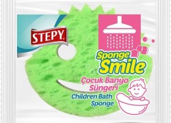 STEPY SPONGE SHOWER BATH SPONGE KIDS*12