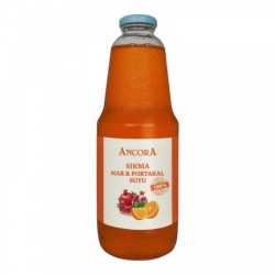ANCORA 1 L GLASS POMEGRANATE-ORANGE JUICE*6
