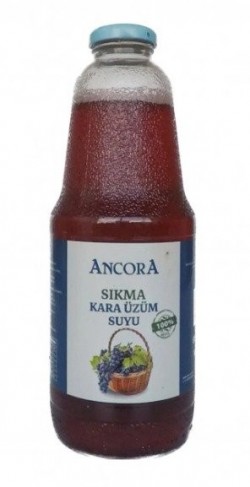 ANCORA 1 LT GLASS BLACKGRAPE JUICE*6