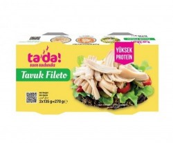 TADA 2*135 GR CHICKEN FILLET CANNED*6