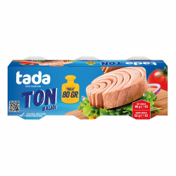 TADA 3*80 GR SUNFLOWER OIL TUNA*16