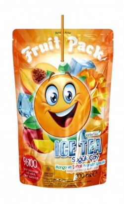 FRUIT PACK ICE TEA MANGO AND PEACH FLAVORED 200 ML*20