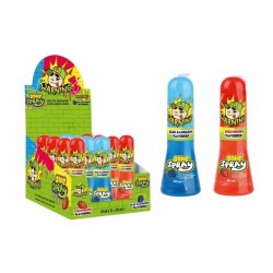 DK.WARNING 28ML RASPBERRY-STRAWBERRY SOUR LIQUID CANDY*12