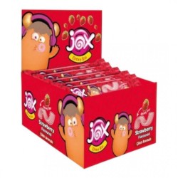 DK.JOX CHEWY 7 GR STRAWBERRY STRIPED CANDY*60