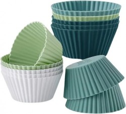 CKM 008 SILICONE 6 PCS MUFFIN CAKE MOLD 7*3cm*90