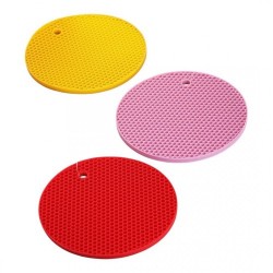 CKM 025 SILICONE ROUND TRIVET 18cm*100