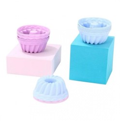 CKM 007 SILICONE 6 PCS CHEF MUFFIN MOLD 7*3cm*90