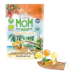 DK.MOM 5.8 GR ORGANIC PINEAPPLE-MANGO-BANANA CANDY *12