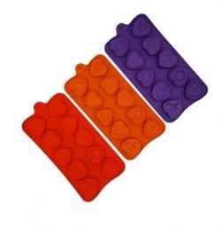 CKM 040 SILICONE HEART ICE DRINKER*50