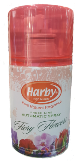 HARBY 260 ML SPARE ROOM FRAGRANT FIERY FLOWERS*24
