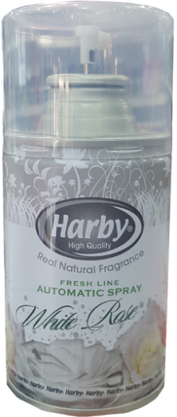 HARBY 260 ML SPARE ROOM FRESHENER WHITE ROSE*24