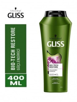 GLISS 400 ML SHAMPOO BIO-TECH RESTORE*6