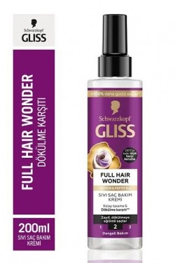 GLİSS 200 ML LIQUID HAIR CONDITIONER FULL HAIR WONDER*6