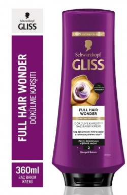 GLİSS 360 ML HAIR CONDITIONER FULL HAIR WONDER*6