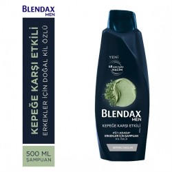 BLENDAX 500 ML SHAMPOO WITH CLAY EXTRACT FOR MEN AGAINST DANDRUFF *6