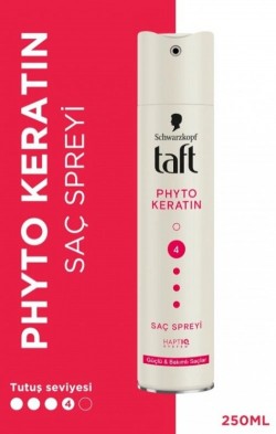 TAFT HAIR STYLING SPRAY 250 ML PHYO KERATIN*1