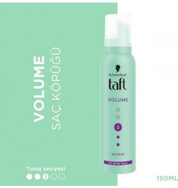 TAFT HAIR FOAM 150 ML EXTRA STRONG*6 (GREEN)