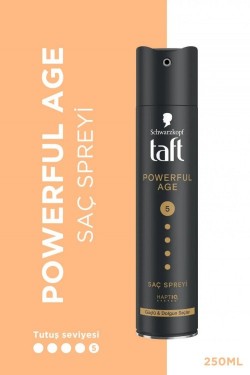 TAFT HAIR STYLING SPRAY 250 ML POWERFULAGE*1