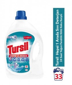 TURSİL GEL 2370 ML INTENSIVE FRESHNESS 33 WASHES*6