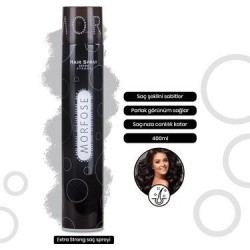 MORFOSE 400 ML HAIR SPRAY EXTRA STRONG BLACK*1