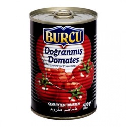 BURCU 400 GR CHOPPED TOMATOES TIN*24