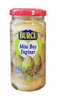BURCU 300 GR ARTICHOKE MINI SIZE GLASS *12
