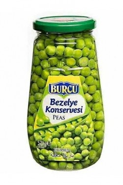 BURCU 570 GR CANNED PEAS*12
