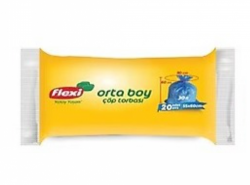FLEXI GARBAGE BAGS 20 PCS MEDIUM SIZE*50