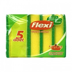 FLEXI DISHWASHING SPONGE CLASSIC 5 PCS* 72